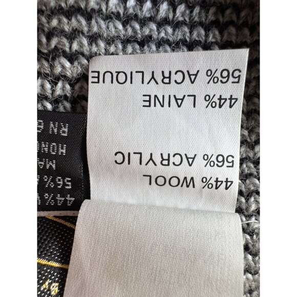 VTG 70s Tyrolia HEAD Pullover Ski Wool Sweater Men L Aztec Southwest Gray READ - Picture 15 of 15